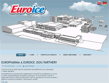 Tablet Screenshot of euroice.cz